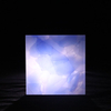 Luck White translucent agate jade green glass hotel dressing table jade glass