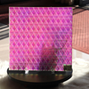 8mm 10mm 12mm V groove flute design wall window safely clear and coloered tempered glass for building