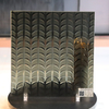 Ultra Clear Crystal Carved Grooved Decorative Glass Laminated Glass Customized