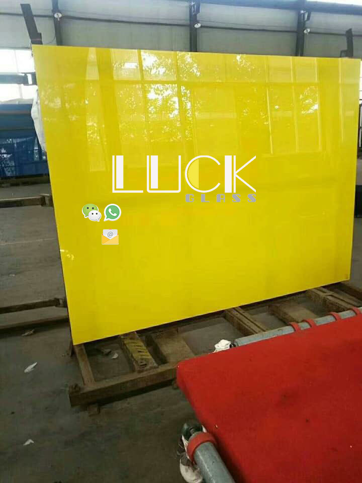 Luck 2mm 6mm Toughen Back Painted Glass Wall