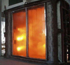 Hebei heatproof clear ceramic glass sheet fireplace glass