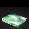 Luck White translucent agate jade green glass hotel dressing table jade glass