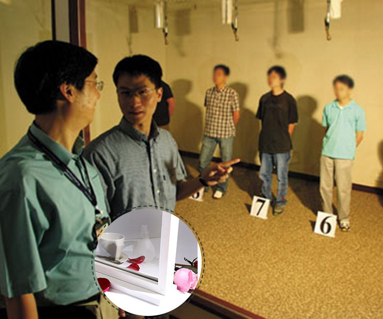 Professional two way glass for interrogation room of police office, court 